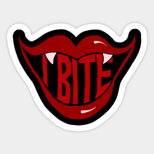 I Bite Sticker